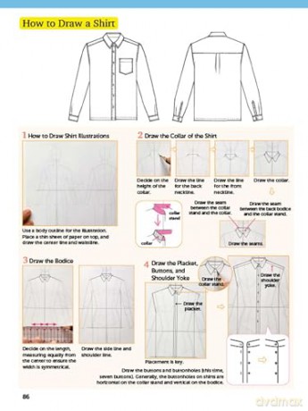 Fashion Illustration Techniques: A Beginner's Guide for Fashion Designers and Illustrators [with over 1400 illustrations] - Hiroko Fukuchi [KSIĄŻKA]