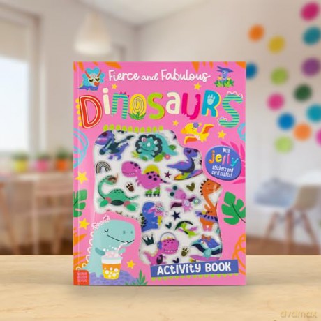 Fierce and Fabulous Dinosaurs Activity Book - Amber Oliver [KSIĄŻKA]