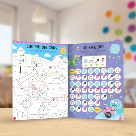 Fierce and Fabulous Dinosaurs Activity Book - Amber Oliver [KSIĄŻKA]