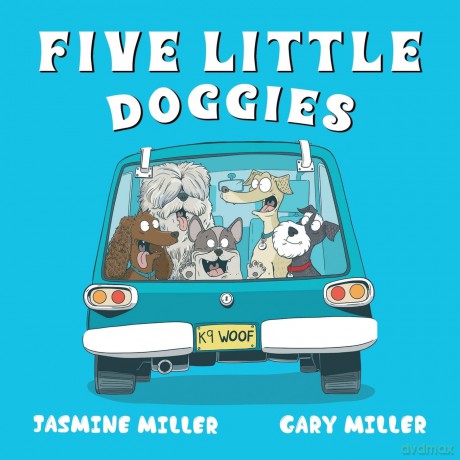 Five Little Doggies - Jasmine Miller [KSIĄŻKA]