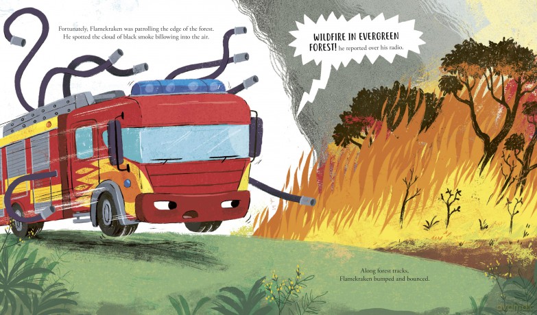 Flamekraken and the Forest Fire - James Sellick [KSIĄŻKA]