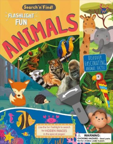 Flashlight Fun: Animals Search and Find - Buddy and Barney [KSIĄŻKA]