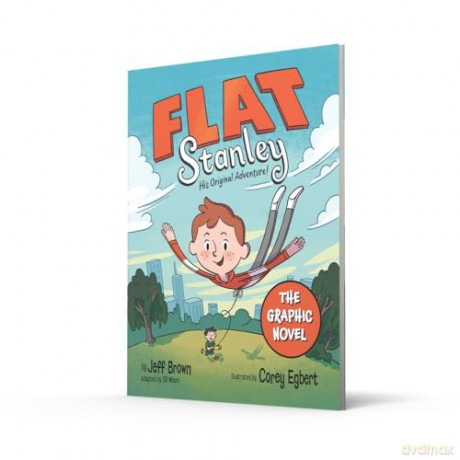 Flat Stanley: The Graphic Novel: His Original Adventure!: The original and classic family adventure, now in a full colour graphic novel format new for 2025! - Jeff Brown [KSIĄŻKA]