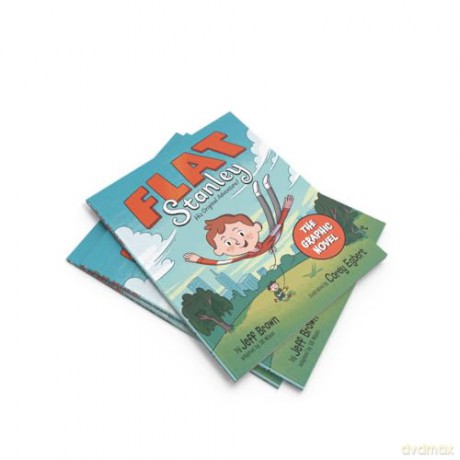 Flat Stanley: The Graphic Novel: His Original Adventure!: The original and classic family adventure, now in a full colour graphic novel format new for 2025! - Jeff Brown [KSIĄŻKA]