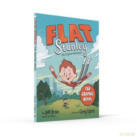 Flat Stanley: The Graphic Novel: His Original Adventure!: The original and classic family adventure, now in a full colour graphic novel format new for 2025! - Jeff Brown [KSIĄŻKA]