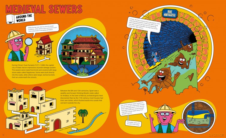 Flush It Down: The Story of Sewers Through Time - Rob Flowers [KSIĄŻKA]