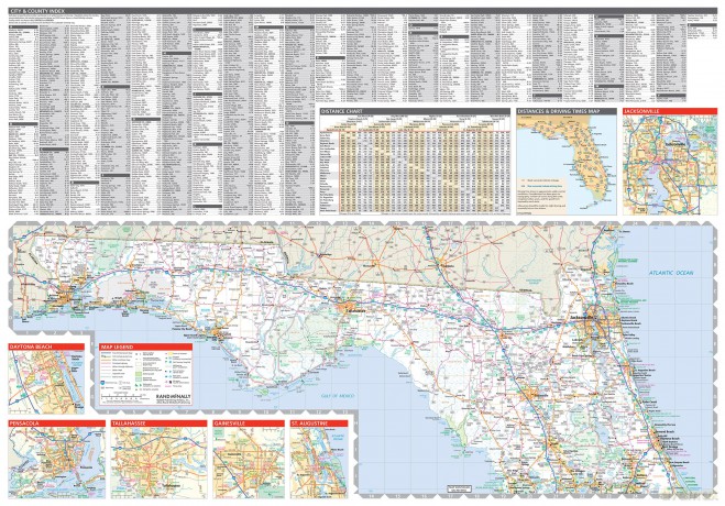 Fm Florida Etr - Rand McNally [KSIĄŻKA]