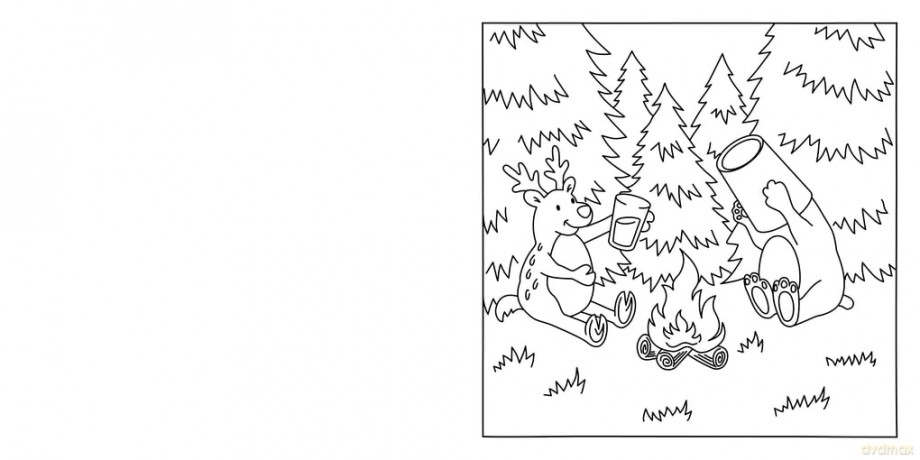 Forest Friends: A cute and cozy colouring book - Ollie Brown [KSIĄŻKA]