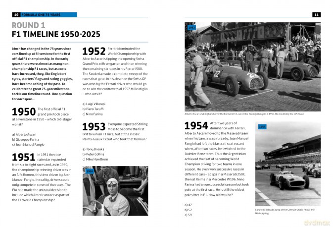 Formula One Quiz Book: 75th Anniversary edition - Ewan McKenzie [KSIĄŻKA]