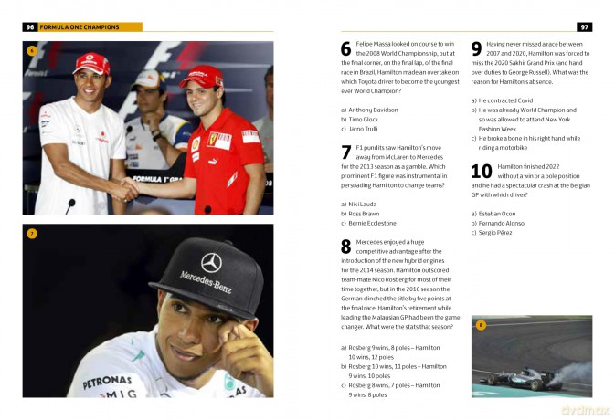 Formula One Quiz Book: 75th Anniversary edition - Ewan McKenzie [KSIĄŻKA]