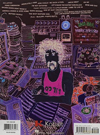 Frank Zappa Songbook - Vol. 1. Piano, Vocal And Guitar. - Frank Zappa [KSIĄŻKA]