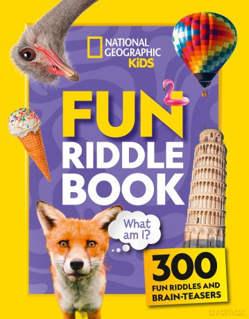 Fun Riddle Book: 300 fun riddles and brain-teasers - National Geographic Kids [KSIĄŻKA]