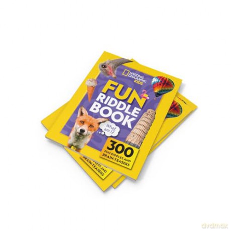 Fun Riddle Book: 300 fun riddles and brain-teasers - National Geographic Kids [KSIĄŻKA]