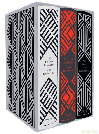 Fyodor Dostoyevsky Boxed Set: Crime and Punishment, The Idiot, The Brothers Karamazov - Fyodor Dostoyevsky [KSIĄŻKA]