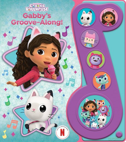 Gabby's Dollhouse - Gabby's Groove-Along! Music Note Sound Book - PI Kids - PI Kids [KSIĄŻKA]