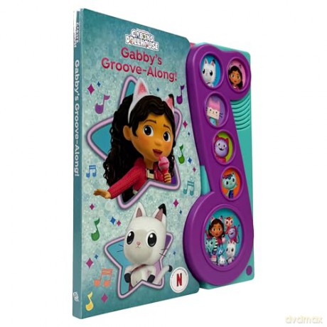 Gabby's Dollhouse - Gabby's Groove-Along! Music Note Sound Book - PI Kids - PI Kids [KSIĄŻKA]