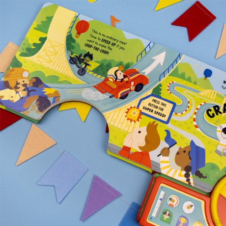 Get Set, Go! Race Car Rally Children's Sound Book [KSIĄŻKA]
