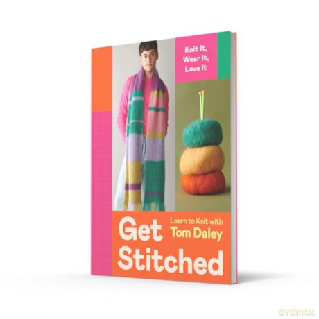 Get Stitched: Dive straight into the soothing joy of knitting for 2025 with these new gold medal-worthy patterns by Tom Daley - perfect for your wardrobe, home and as gifts! - Tom Daley [KSIĄŻKA]