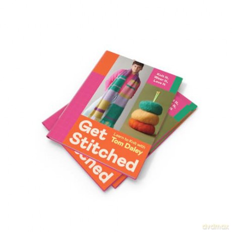 Get Stitched: Dive straight into the soothing joy of knitting for 2025 with these new gold medal-worthy patterns by Tom Daley - perfect for your wardrobe, home and as gifts! - Tom Daley [KSIĄŻKA]