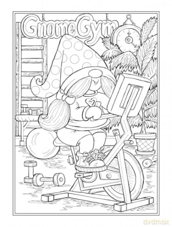 Gnomes at Home Coloring Book - Teresa Goodridge [KSIĄŻKA]