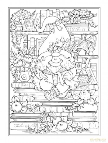 Gnomes at Home Coloring Book - Teresa Goodridge [KSIĄŻKA]