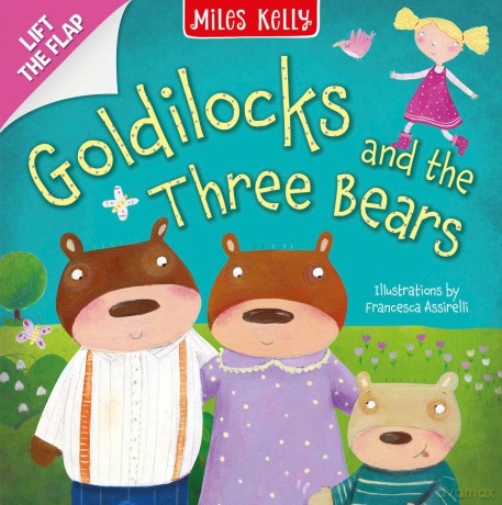 Goldilocks: A fun-filled, illustrated lift-the-flap board book fairy tale, perfect for children and toddlers aged 1 to 4 - new for 2025 - Miles Kelly [KSIĄŻKA]