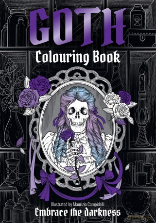 GOTH Colouring Book: Unleash your inner darkness and colour your way to creative relaxation - Maurizio Campidelli [KSIĄŻKA]