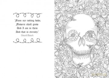 GOTH Colouring Book: Unleash your inner darkness and colour your way to creative relaxation - Maurizio Campidelli [KSIĄŻKA]