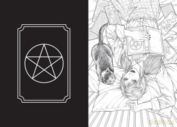 GOTH Colouring Book: Unleash your inner darkness and colour your way to creative relaxation - Maurizio Campidelli [KSIĄŻKA]