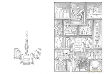 GOTH Colouring Book: Unleash your inner darkness and colour your way to creative relaxation - Maurizio Campidelli [KSIĄŻKA]