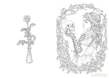 GOTH Colouring Book: Unleash your inner darkness and colour your way to creative relaxation - Maurizio Campidelli [KSIĄŻKA]
