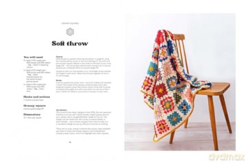 Granny Squares: Over 35 Simple and Original Projects for Home and Wardrobe - Françoise Vauzeilles [KSIĄŻKA]