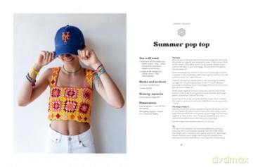 Granny Squares: Over 35 Simple and Original Projects for Home and Wardrobe - Françoise Vauzeilles [KSIĄŻKA]