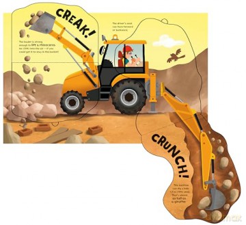 Great Big Diggers: An Interactive Machinery Lift the Flip Book Featuring Backhoes, Excavators, and Cranes - Alice Beecham [KSIĄŻKA]