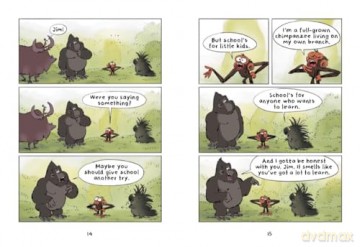 Grumpy Monkey School Stinks!: A Graphic Novel - Suzanne Lang [KOMIKS]