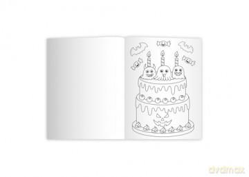 Happy Halloween Colouring Book - Creative Mile [KSIĄŻKA]