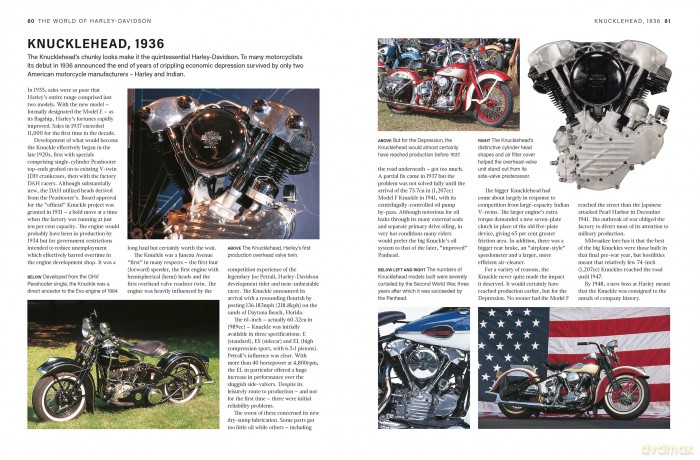 Harley Davidson, The Illustrated History of the: An encylopedia of the definitve motorbike, from classic to custom, with 750 photographs - Roland Brown [KSIĄŻKA]