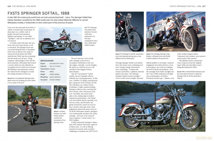 Harley Davidson, The Illustrated History of the: An encylopedia of the definitve motorbike, from classic to custom, with 750 photographs - Roland Brown [KSIĄŻKA]