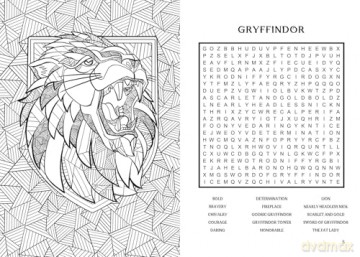 Harry Potter Word Search and Coloring Book - Editors of Thunder Bay Press [KSIĄŻKA]