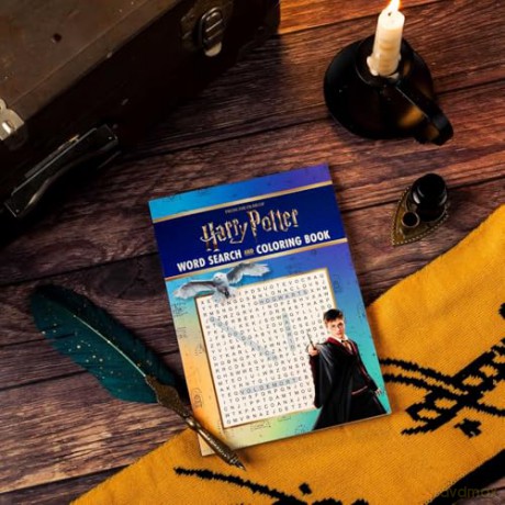 Harry Potter Word Search and Coloring Book - Editors of Thunder Bay Press [KSIĄŻKA]