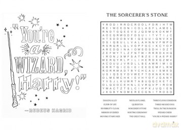 Harry Potter Word Search and Coloring Book - Editors of Thunder Bay Press [KSIĄŻKA]