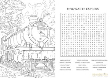 Harry Potter Word Search and Coloring Book - Editors of Thunder Bay Press [KSIĄŻKA]