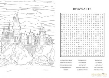 Harry Potter Word Search and Coloring Book - Editors of Thunder Bay Press [KSIĄŻKA]