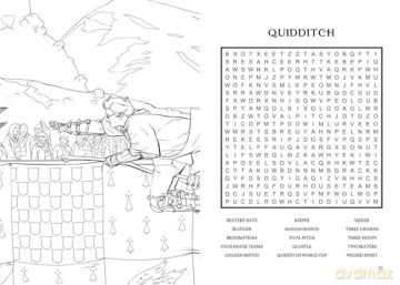 Harry Potter Word Search and Coloring Book - Editors of Thunder Bay Press [KSIĄŻKA]