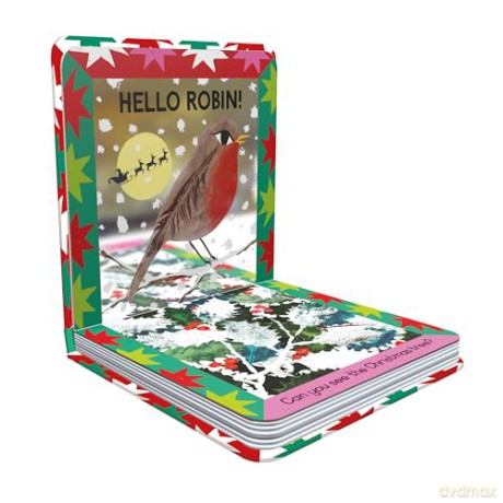 Hello Santa!: A Christmas search-and-find mirror book for babies and toddlers - Sharon King-Chai [KSIĄŻKA]