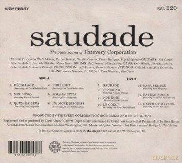 Thievery Corporation: Saudade [CD]