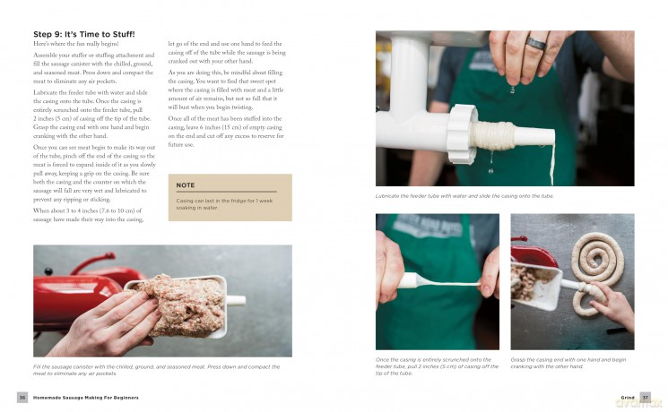 Homemade Sausage Making for Beginners: Recipes and Techniques to Grind, Stuff, and Twist Artisanal Sausage at Home - Chris Carter [KSIĄŻKA]