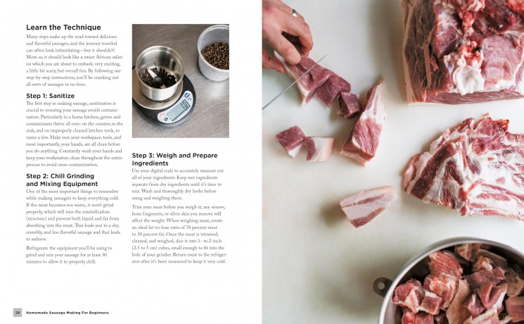 Homemade Sausage Making for Beginners: Recipes and Techniques to Grind, Stuff, and Twist Artisanal Sausage at Home - Chris Carter [KSIĄŻKA]