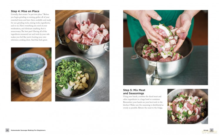 Homemade Sausage Making for Beginners: Recipes and Techniques to Grind, Stuff, and Twist Artisanal Sausage at Home - Chris Carter [KSIĄŻKA]