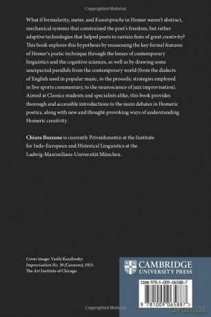 Homer's Living Language: Formularity, Dialect, and Creativity in Oral-Traditional Poetry - Chiara Bozzone [KSIĄŻKA]